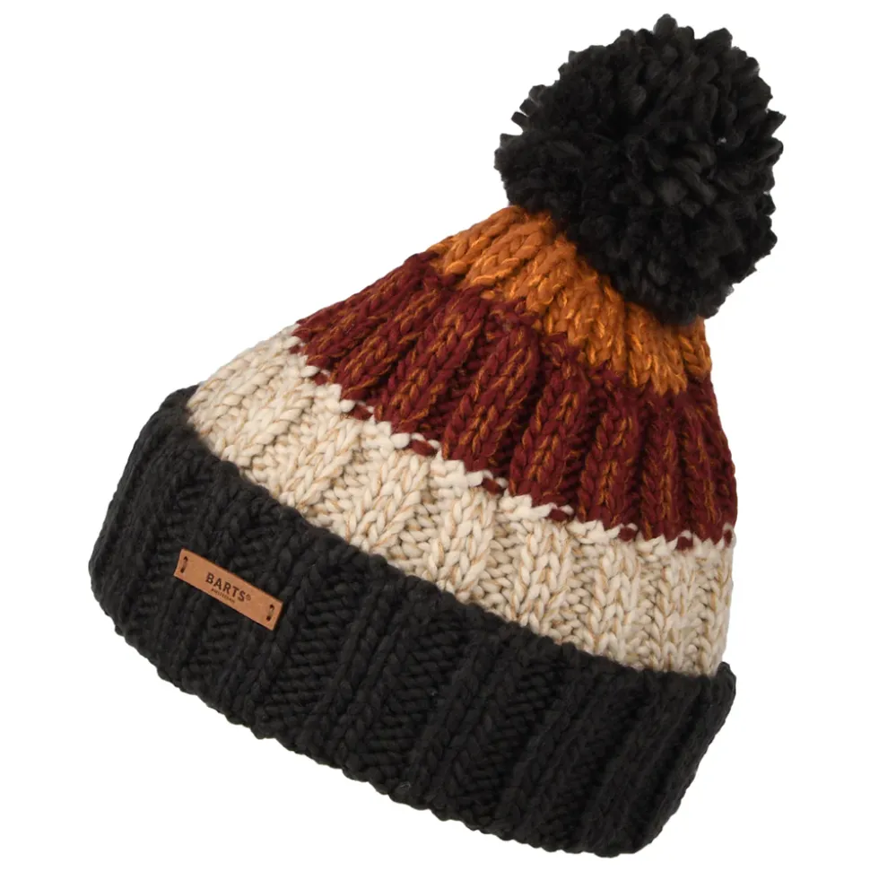 Cheap Bonnet à Pompon Wilhelm mélange de bordeaux Femme Bonnets À Pompon|Bonnets