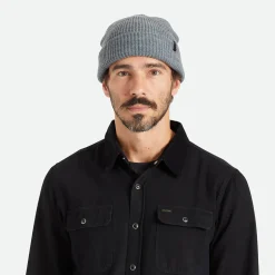 Discount Bonnet à Revers Heist gris foncé Femme Bonnets|Chapeaux Hiver
