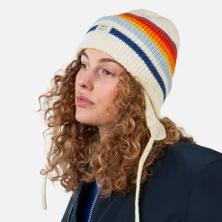 Best Bonnet Avec Protège-Oreilles Falcony crème-multi Femme Bonnets|Chapeaux Hiver