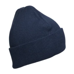 Best Bonnet en Coton Backpatch bleu marine LEVI'S Femme Bonnets|Chapeaux Hiver