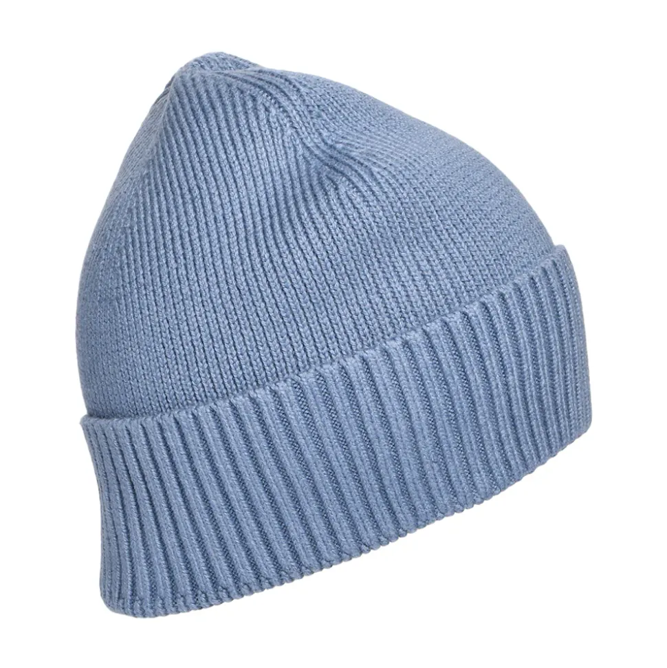 Cheap Bonnet en Cotton et Cachemire Pima Essential Flag bleu Femme Bonnets|Chapeaux Hiver