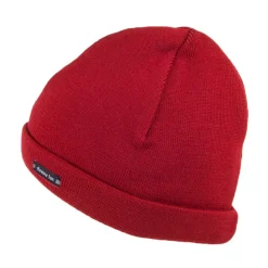 Best Sale Bonnet en Pure Laine Lannion rouge Femme Bonnets|Bonnets