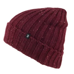 Best Sale Bonnet Moucheté bordeaux JAXON & JAMES Femme/Homme Bonnets|Chapeaux Hiver