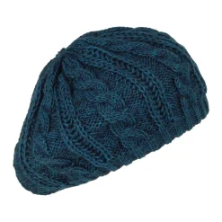 Cheap Béret à Torsades bleu sarcelle Femme Chapeaux Hiver|Bérets