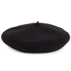 Best Béret Basque en Laine Mérinos 25,5cm de Diamètre noir HÉRITAGE PAR LAULHÈRE Femme Bérets|Chapeaux Femme