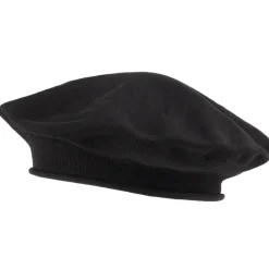 Cheap Béret en Coton 29cm de Diamètre noir Femme Bérets|Chapeaux Femme