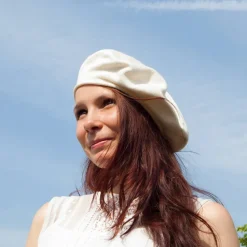 Cheap Béret en Coton 29cm de Diamètre naturel Femme Bérets|Chapeaux Femme