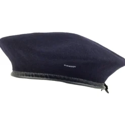 Clearance Béret Militaire en Laine Monty bleu marine Femme Chapeaux Hiver|Bérets