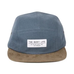 Shop Casquette 5 Panel Cord Combo bleu-beige sable Homme Casquettes Homme