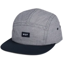 Shop Casquette 5 Panel Micro Vichy bleu marine Homme Casquettes De Baseball|Casquettes Homme