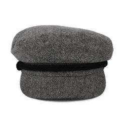 Best Casquette de Marin Chinée gris-noir Femme/Homme Grandes Tailles|Casquettes De Marin