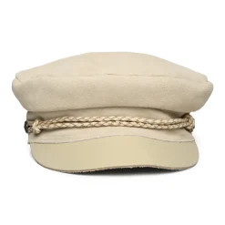 Best Sale Casquette de Marin en Daim Kayla Reserve crème Femme Casquettes Femme|Chapeaux Femme