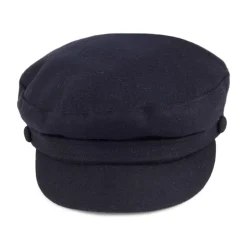Cheap Casquette de Marin en Melton Mariner bleu marine Femme Casquettes Femme|Chapeaux Femme