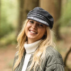 Cheap Casquette de Marin Grec en Laine gris JAXON & JAMES Femme/Homme Grandes Tailles|Casquettes De Marin