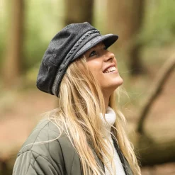 Cheap Casquette de Marin Grec en Laine gris JAXON & JAMES Femme/Homme Grandes Tailles|Casquettes De Marin