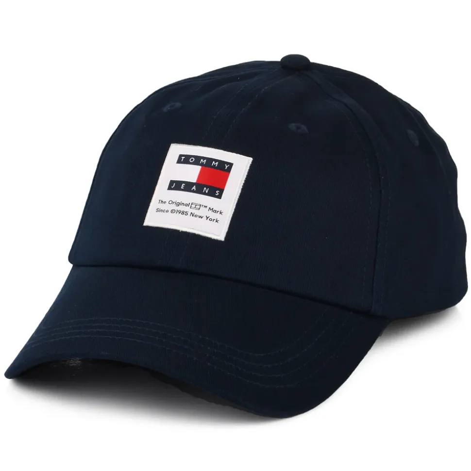 Online Casquette en Coton Bio TJM Modern Patch bleu marine Homme Casquettes Homme
