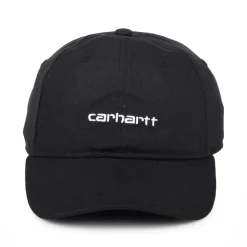 Cheap Casquette en Toile de Coton Script noir Homme Casquettes Homme