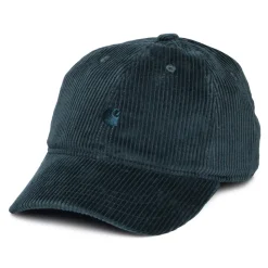 Outlet Casquette en Velours Côtelé Large Harlem bleu sarcelle Homme Casquettes De Baseball|Casquettes Homme