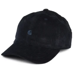 Online Casquette en Velours Côtelé Ton Sur Ton Harlem bleu marine foncé Homme Casquettes Homme