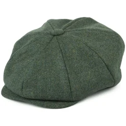 Cheap Casquette Gavroche à 8 Pans en Tweed Lovat Teviot forêt Femme/Homme Casquettes Plates|Casquettes Plates