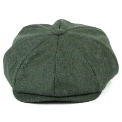 Cheap Casquette Gavroche à 8 Pans en Tweed Lovat Teviot forêt Femme/Homme Casquettes Plates|Casquettes Plates