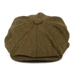 Shop Casquette Gavroche à 8 Pans en Tweed Lovat Teviot marron Femme/Homme Casquettes Plates|Casquettes Plates