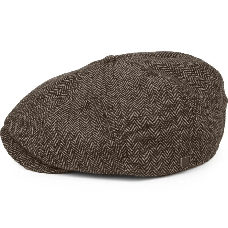 Best Casquette Gavroche à Chevrons Brood marron-khaki Femme/Homme Casquettes Plates|Grandes Tailles