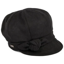 New Casquette Gavroche Adele noir Femme Chapeaux Hiver|Casquettes Plates