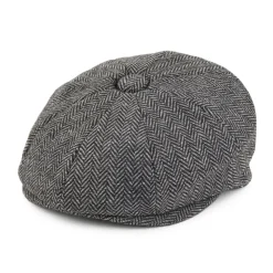 Store Casquette Gavroche Bébé à Chevrons anthracite JAXON & JAMES Femme/Enfant Garçons|Bébés