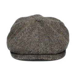 Store Casquette Gavroche en Harris Tweed Arthur multicolore Femme/Homme Casquettes Plates|Grandes Tailles
