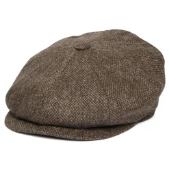 Fashion Casquette Gavroche en Laine Mérinos marron Femme/Homme Casquettes Plates|Chapeaux Hiver