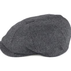 Fashion Casquette Gavroche en Laine Melton gris Femme Casquettes Plates|Casquettes Femme