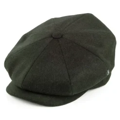 Outlet Casquette Gavroche En Laine Loden vert foncé Femme Casquettes Plates|Casquettes Femme