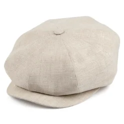 Flash Sale Casquette Gavroche en Lin avoine Femme Casquettes Plates|Casquettes Femme