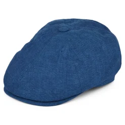 Clearance Casquette Gavroche en Lin Irlandais Hudson bleu Femme/Homme Casquettes Plates|Casquettes Plates