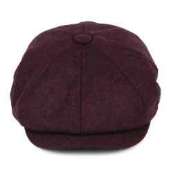 Shop Casquette Gavroche en Melton Alfie merlot Femme Casquettes Plates|Casquettes Femme