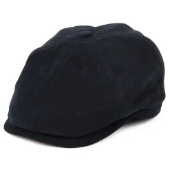 Hot Casquette Gavroche en Toile de Coton Hudson bleu marine-saumon Femme/Homme Casquettes Plates|Casquettes Plates