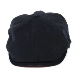 Hot Casquette Gavroche en Toile de Coton Hudson bleu marine-saumon Femme/Homme Casquettes Plates|Casquettes Plates