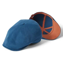 Clearance Casquette Gavroche en Toile de Coton Hudson bleu sarcelle-argile Femme/Homme Casquettes Plates|Casquettes Plates