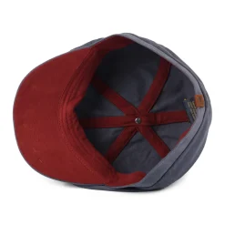 Best Casquette Gavroche en Toile de Coton Hudson ardoise-brique Femme/Homme Casquettes Plates|Casquettes Plates
