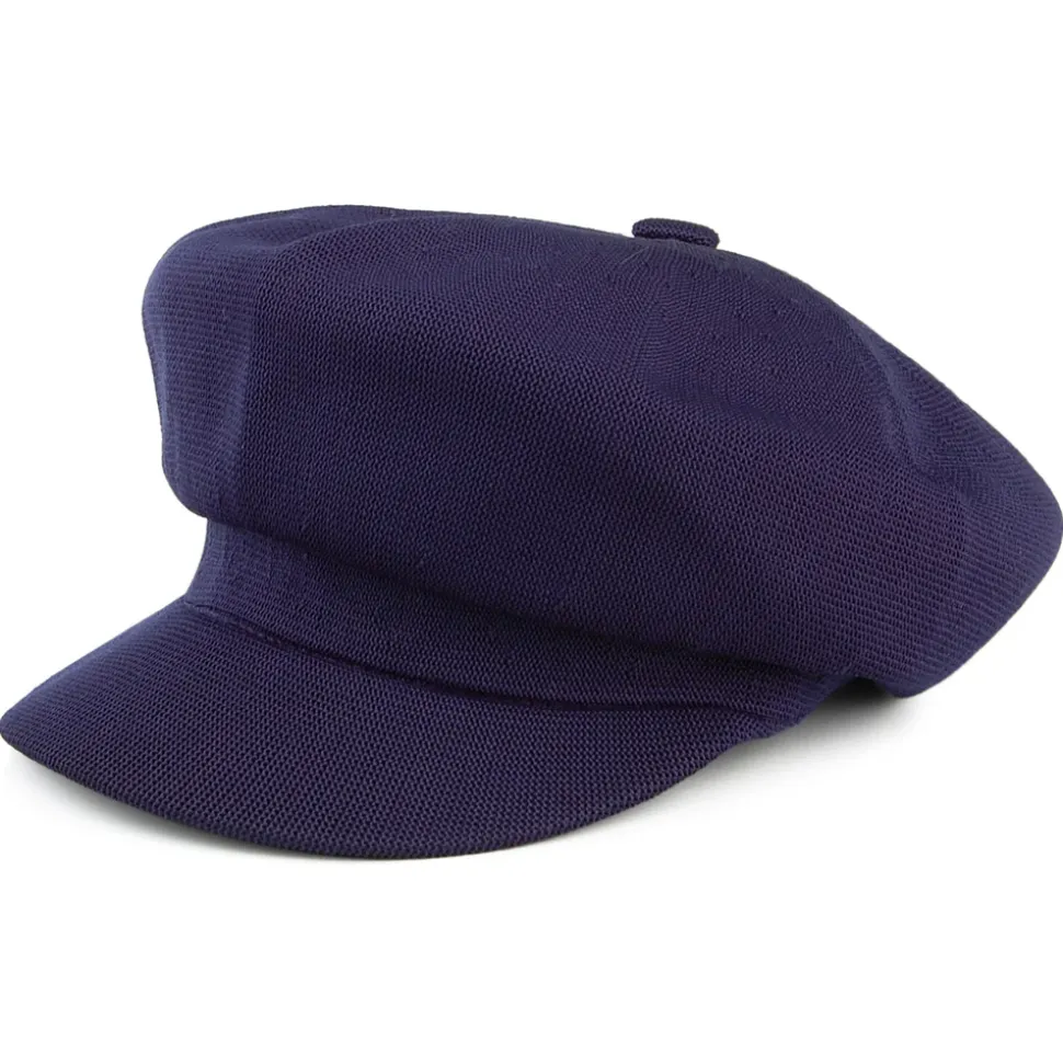 Cheap Casquette Gavroche en Tropic bleu marine Femme Casquettes Plates|Casquettes Femme