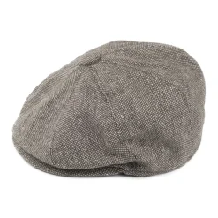 New Casquette Gavroche en Tweed Chiné marron JAXON & JAMES Femme Casquettes Plates|Casquettes Femme