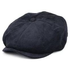 Shop Casquette Gavroche en Velours Côtelé Ample Brood bleu marine Femme/Homme Casquettes Plates|Casquettes Plates