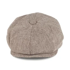 Best Sale Casquette Gavroche Enfant à Chevrons marron JAXON & JAMES Femme/Enfant Garçons|Casquettes Gavroche