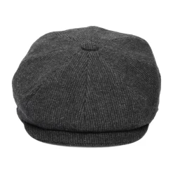 Hot Casquette Gavroche Union anthracite JAXON & JAMES Femme Casquettes Plates|Casquettes Femme