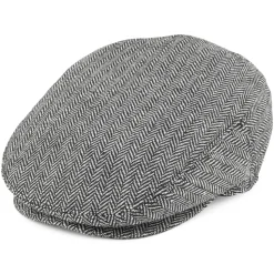 Shop Casquette Plate à Chevrons gris JAXON & JAMES Femme Casquettes Plates|Casquettes Femme