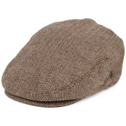 Cheap Casquette Plate à Chevrons marron foncé JAXON & JAMES Femme Casquettes Plates|Casquettes Femme