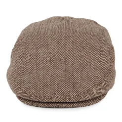 Cheap Casquette Plate à Chevrons marron foncé JAXON & JAMES Femme Casquettes Plates|Casquettes Femme