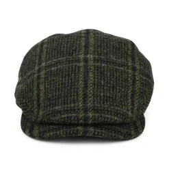 Cheap Casquette Plate à Visière Allongée en Harris Tweed Finsbay forêt Femme/Homme Casquettes Plates|Chapeaux Hiver
