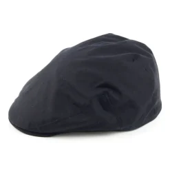 Best Sale Casquette Plate en Coton Ciré bleu marine Femme Casquettes Plates|Casquettes Femme